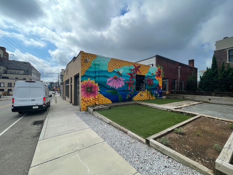 mural in Knoxville by artist unknown.