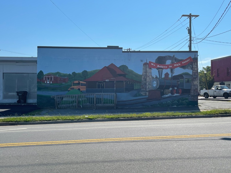 mural in High Point by artist unknown.