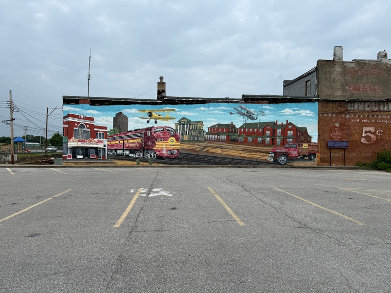mural in Monett by artist unknown.
