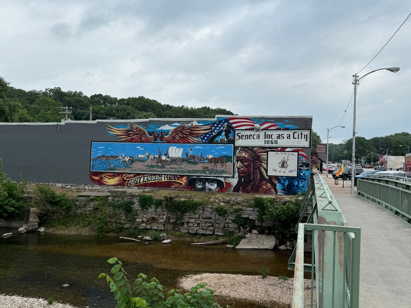 mural in Seneca by artist unknown.