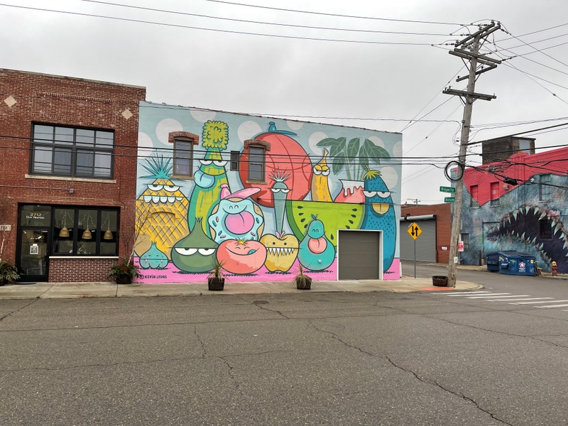 mural in Detroit by artist Kevin Lyons.