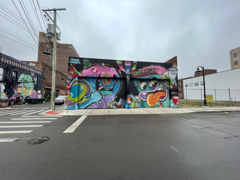 mural in Detroit by artist unknown.