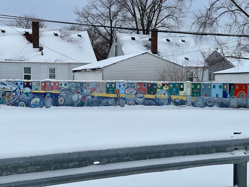 mural in Detroit by artist unknown.