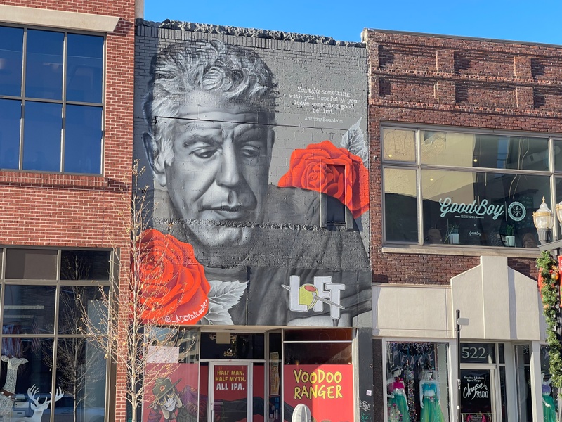 mural in Flint by artist unknown.