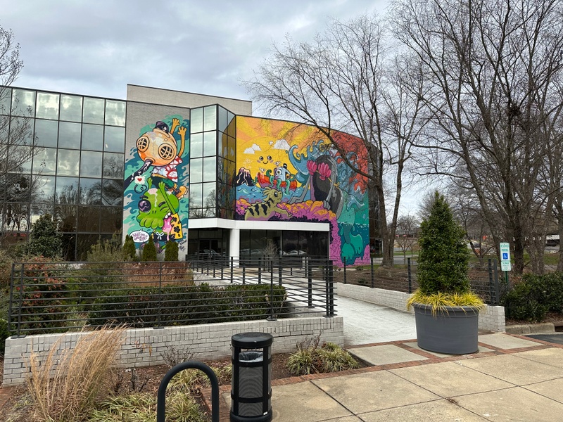 mural in Charlotte by artist unknown.