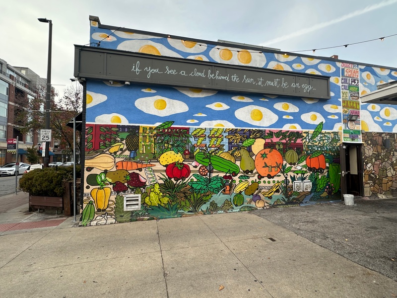 mural in Cleveland by artist unknown.