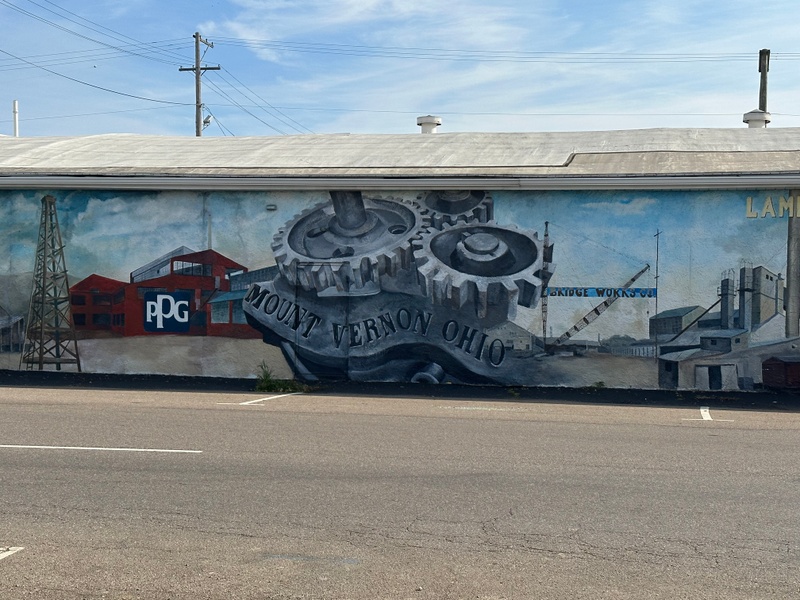 mural in Mount Vernon by artist unknown.