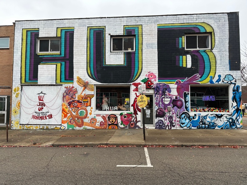 mural in Canton by artist unknown.