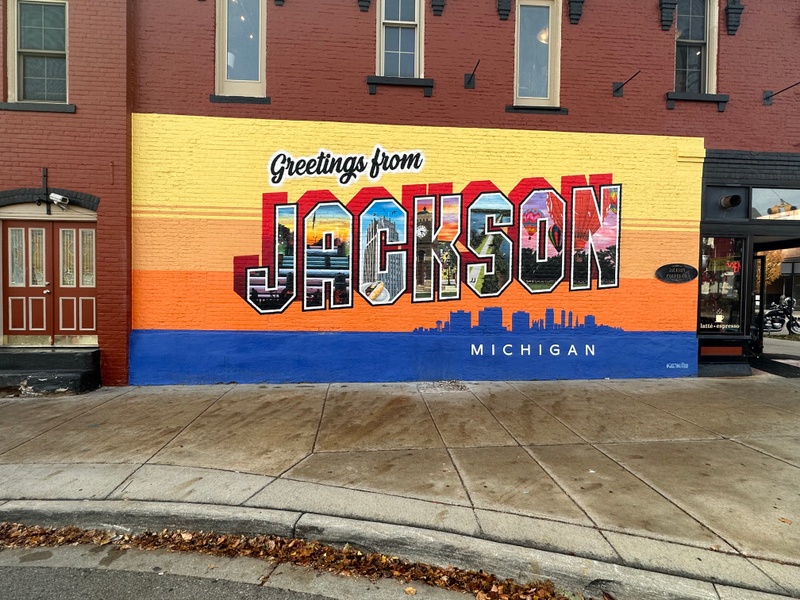 mural in Jackson by artist unknown.