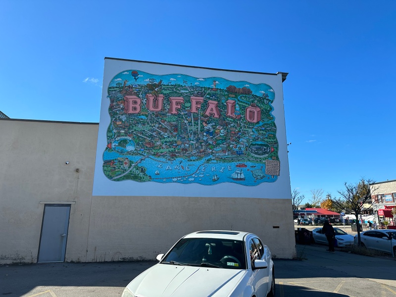 mural in Buffalo by artist unknown.