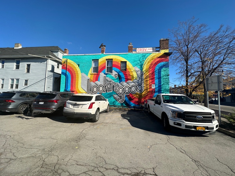 mural in Buffalo by artist unknown.
