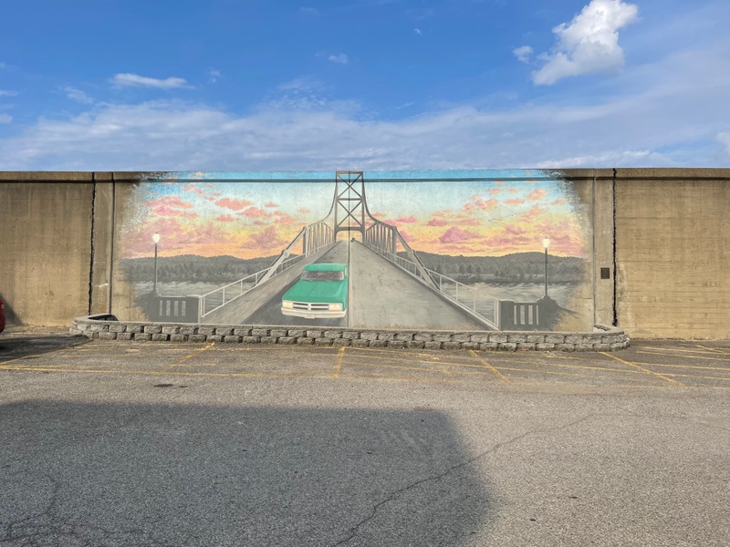 mural in Point Pleasant by artist unknown.