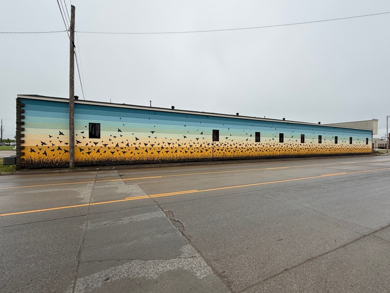 mural in Pittsburg by artist unknown.