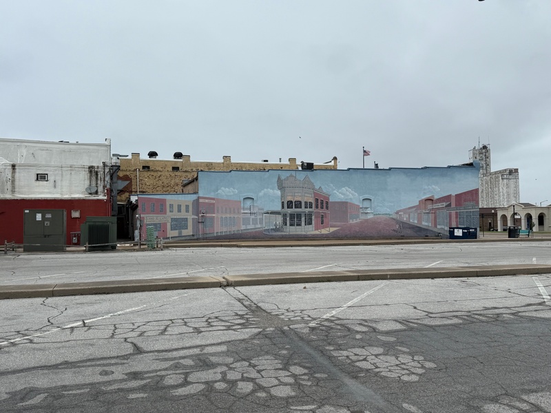 mural in Coffeyville by artist unknown.