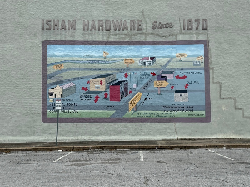 mural in Coffeyville by artist unknown.