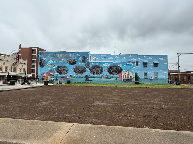 mural in Coffeyville by artist unknown.