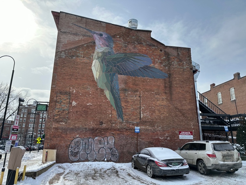 mural in Burlington by artist unknown.