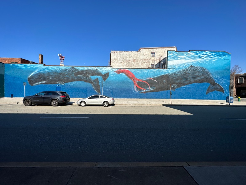 mural in New London by artist unknown.