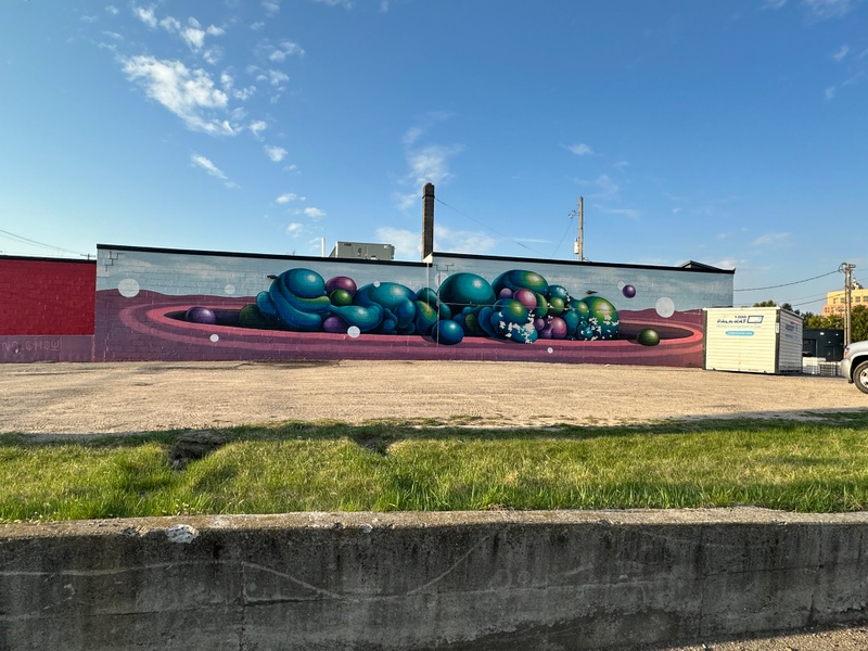 mural in Lansing by artist unknown.