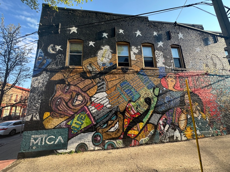 mural in Lansing by artist unknown.