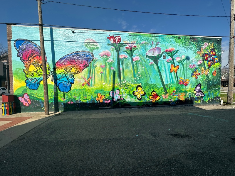 mural in Alma by artist unknown.