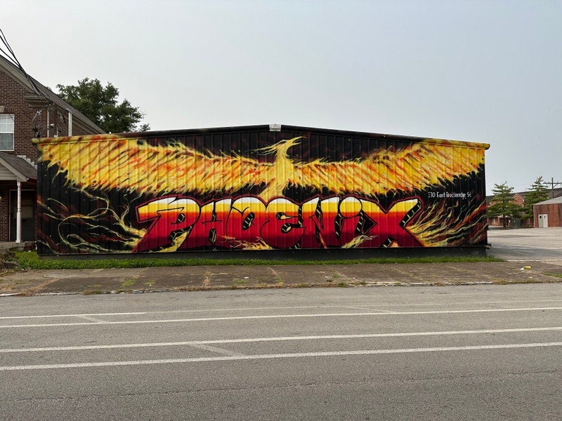 mural in Louisville by artist unknown.