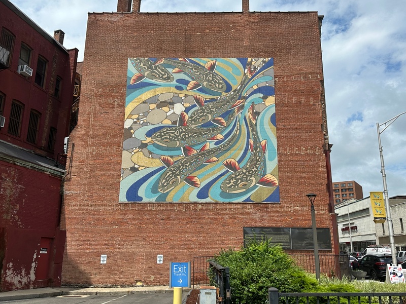 mural in Waterbury by artist unknown.