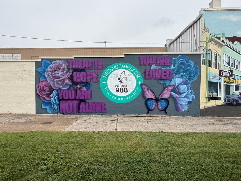 mural in Chanute by artist unknown.
