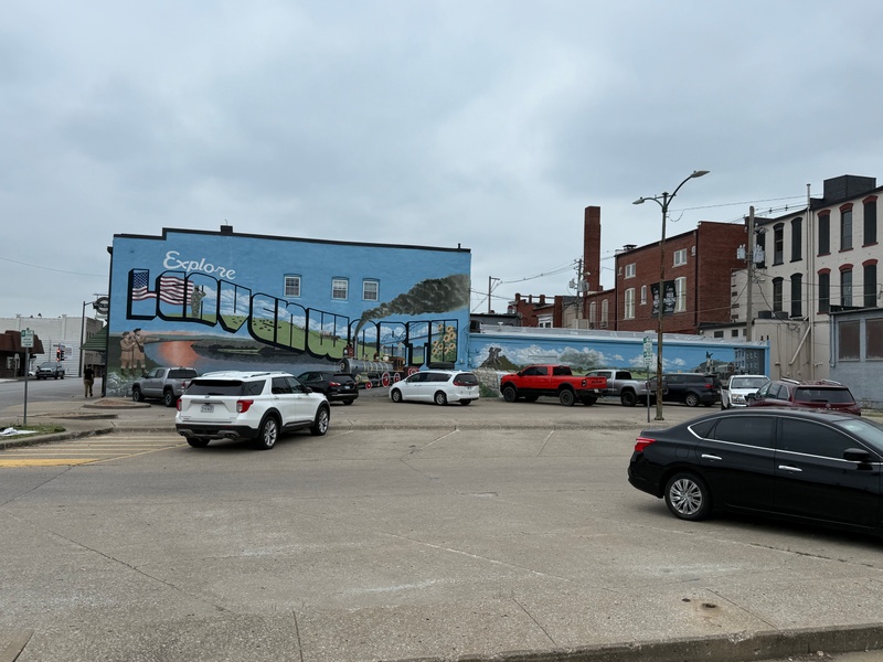 mural in Leavenworth by artist unknown.