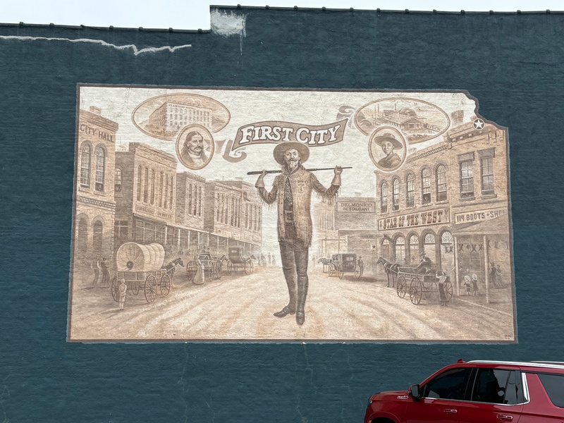 mural in Leavenworth by artist unknown.