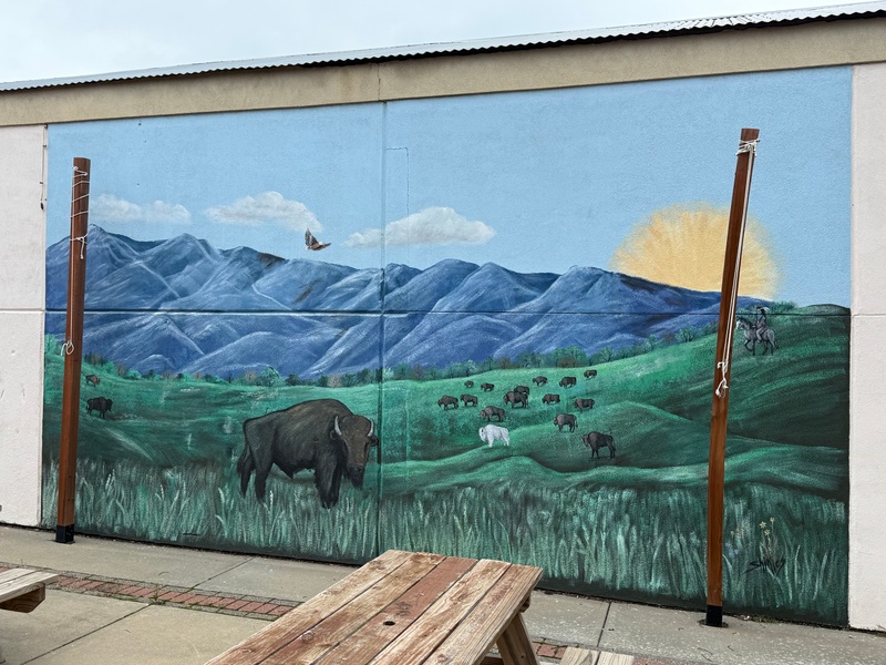 mural in Tonganoxie by artist unknown.