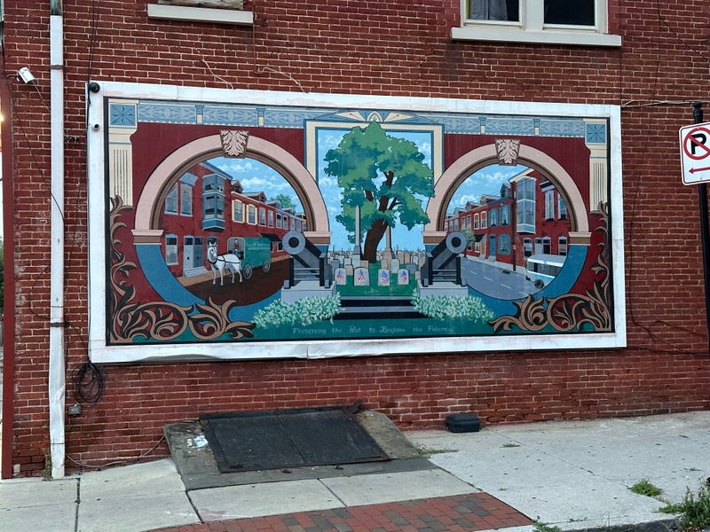 mural in Allentown by artist unknown.