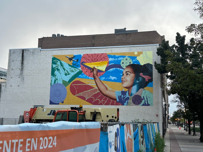 mural in Allentown by artist unknown.