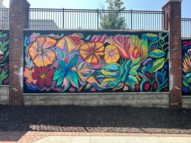 mural in Suwanee by artist unknown.