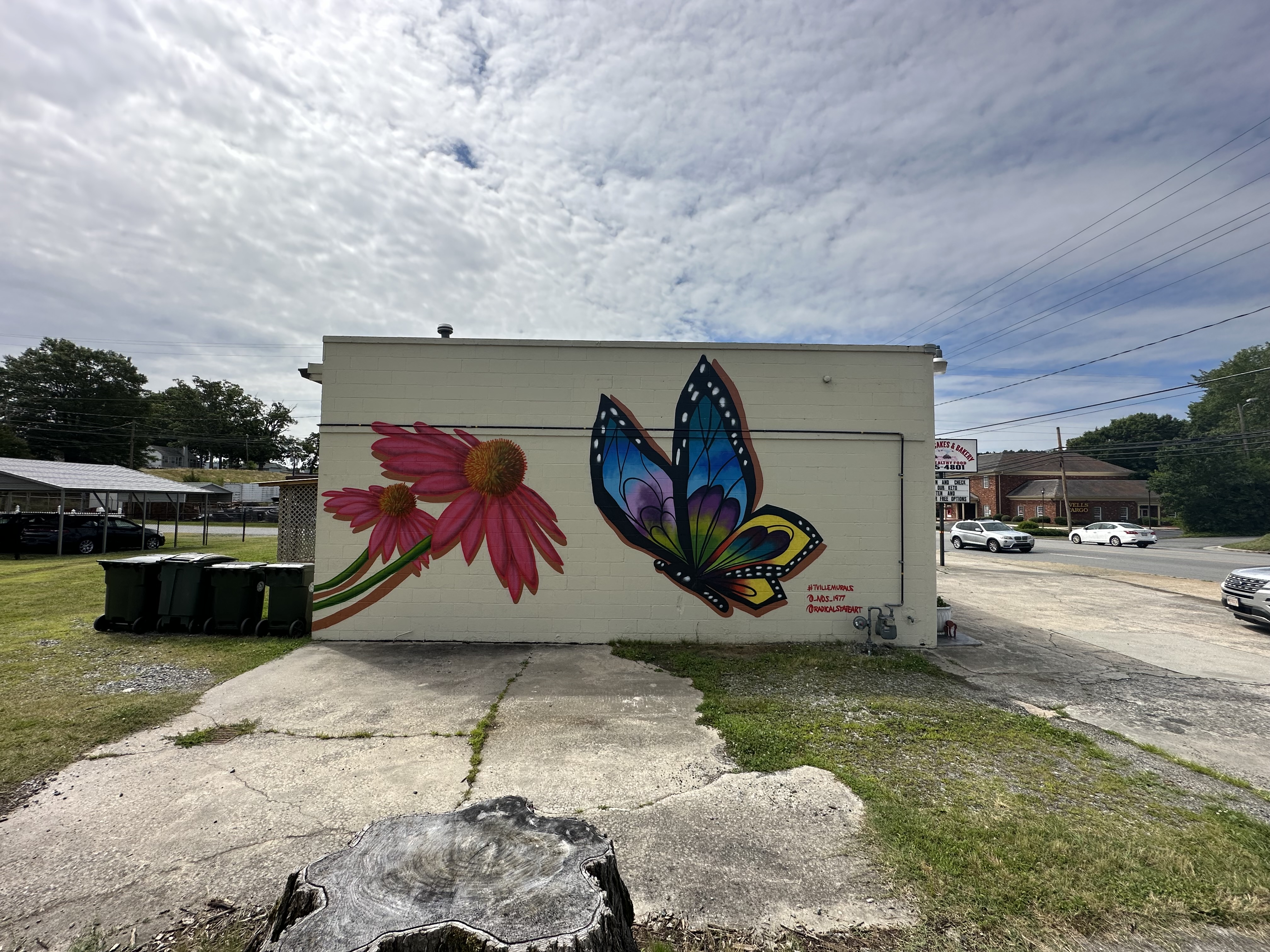 mural in Thomasville by artist Jeff Beck.
