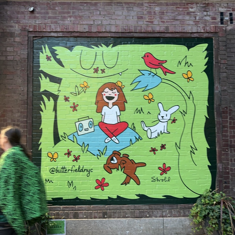 mural in New York by artist unknown.