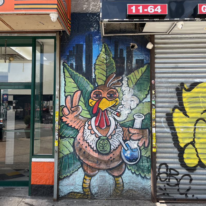 mural in Brooklyn by artist unknown.