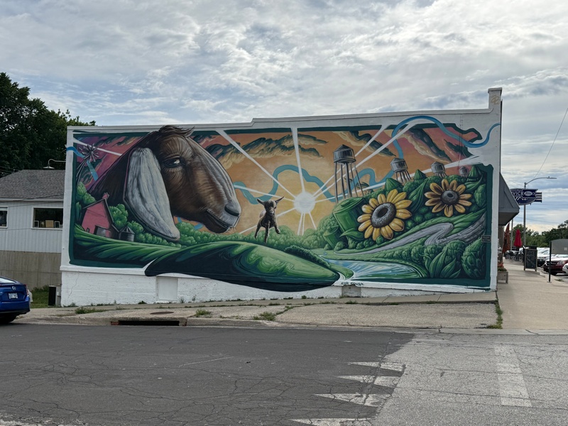 mural in De Soto by artist unknown.