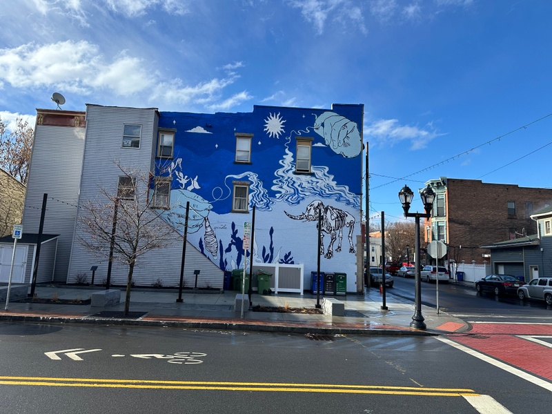 mural in Cohoes by artist unknown.