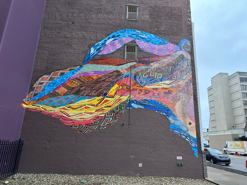 mural in Erie by artist unknown.