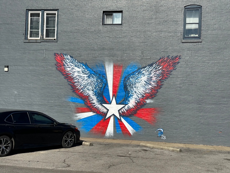 mural in Mount Morris by artist unknown.