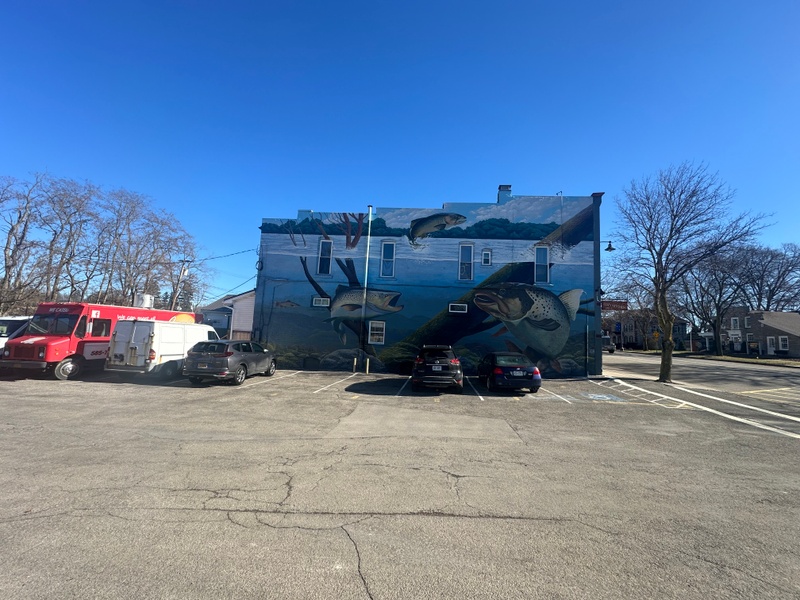 mural in Caledonia by artist unknown.