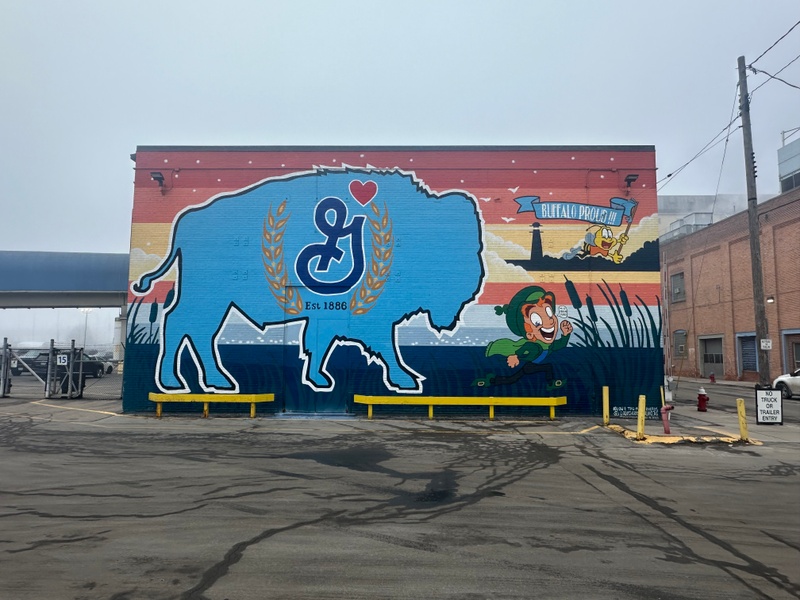 mural in Buffalo by artist unknown.