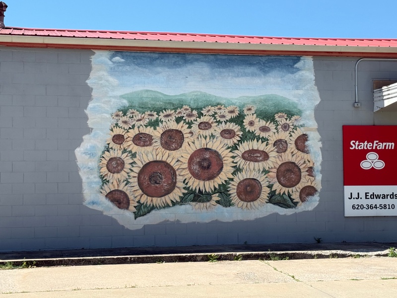 mural in Burlington by artist unknown.