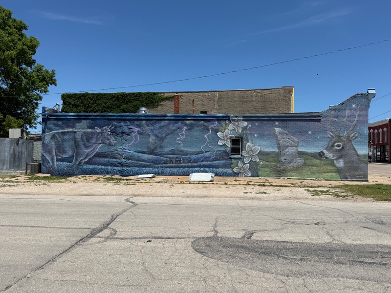 mural in Eureka by artist unknown.