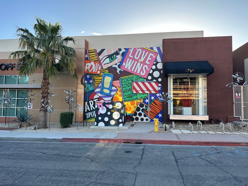 mural in Palm Desert by artist unknown.