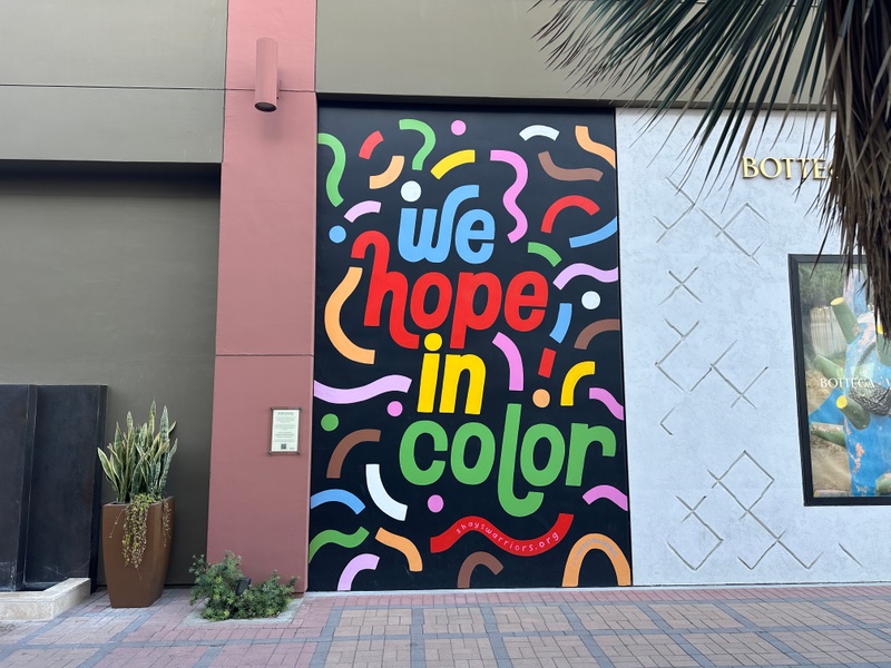 mural in Palm Desert by artist unknown.