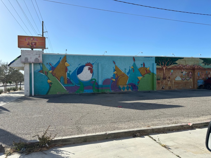 mural in Coachella by artist unknown.