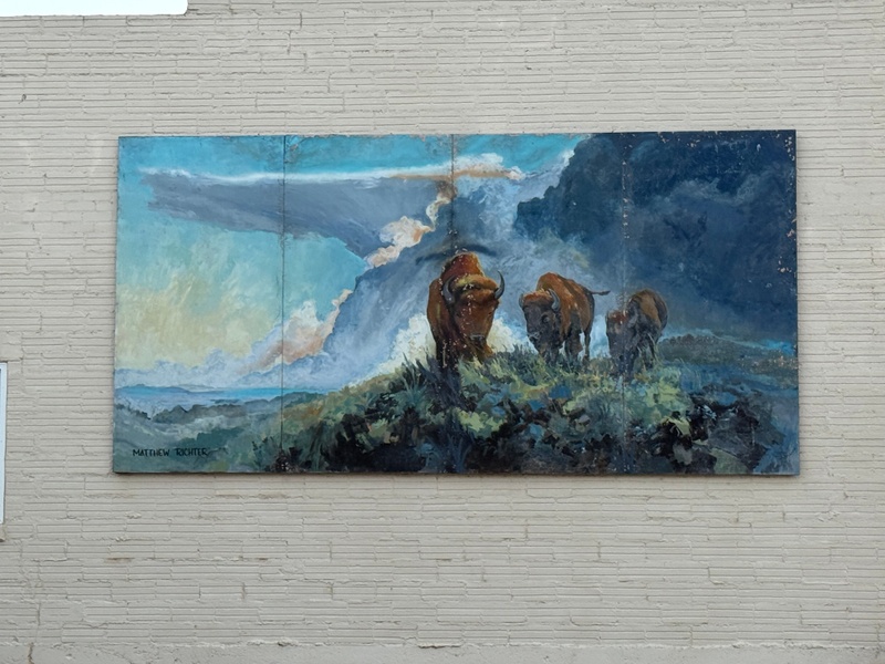 mural in McPherson by artist unknown.