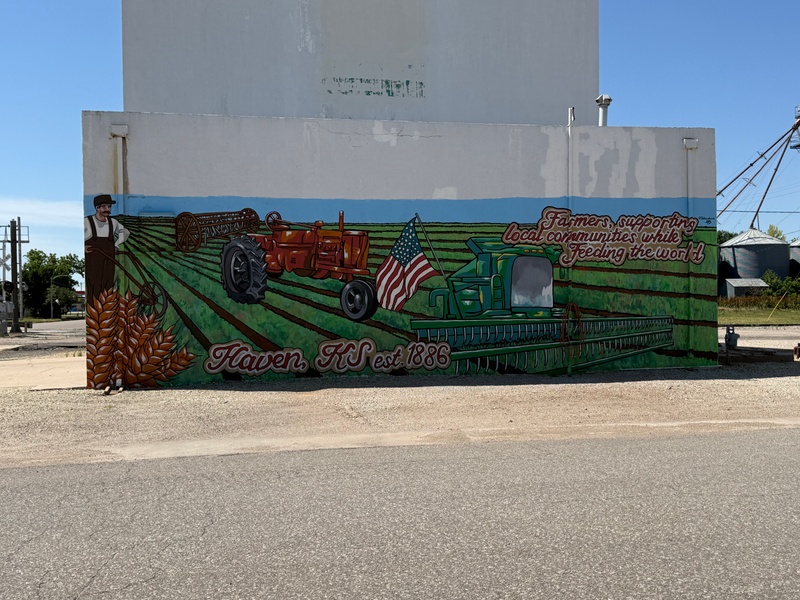 mural in Haven by artist unknown.